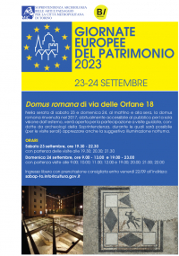 Giornate Europee del Patrimonio - “Patrimonio InVita”