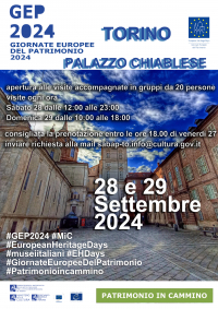 Giornate Europee del Patrimonio - “Patrimonio in cammino”