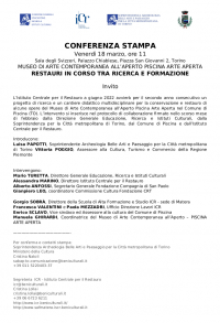 MUSEO DI ARTE CONTEMPORANEA ALL’APERTO PISCINA ARTE APERTA - RESTAURI IN CORSO TRA RICERCA E FORMAZIONE